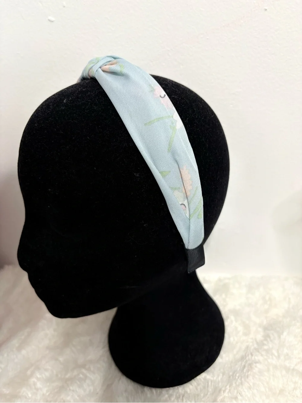Light Blue Knotted Headband